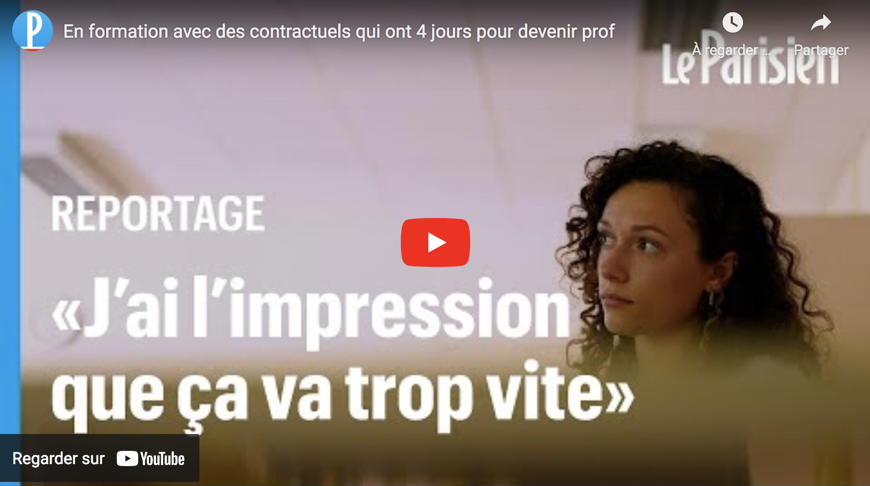 En formation avec des contractuels qui ont 4 jours pour devenir prof… (REPORTAGE)