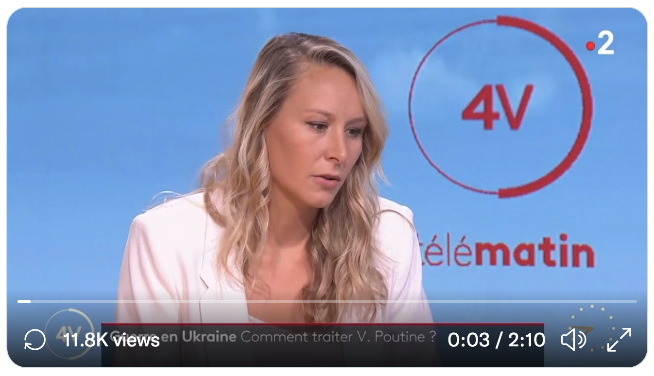 Marion Maréchal-Le Pen : “Si, sous la pression migratoire, l’islam devient majoritaire, notre pays changera de nature” (VIDÉO)