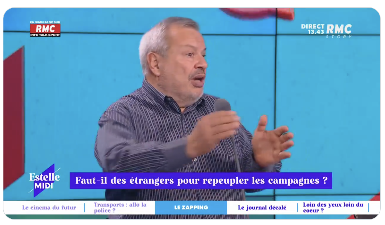 Le chroniqueur gastronomique Périco Lagasse veut repeupler les campagnes françaises avec des islamistes (VIDÉO)