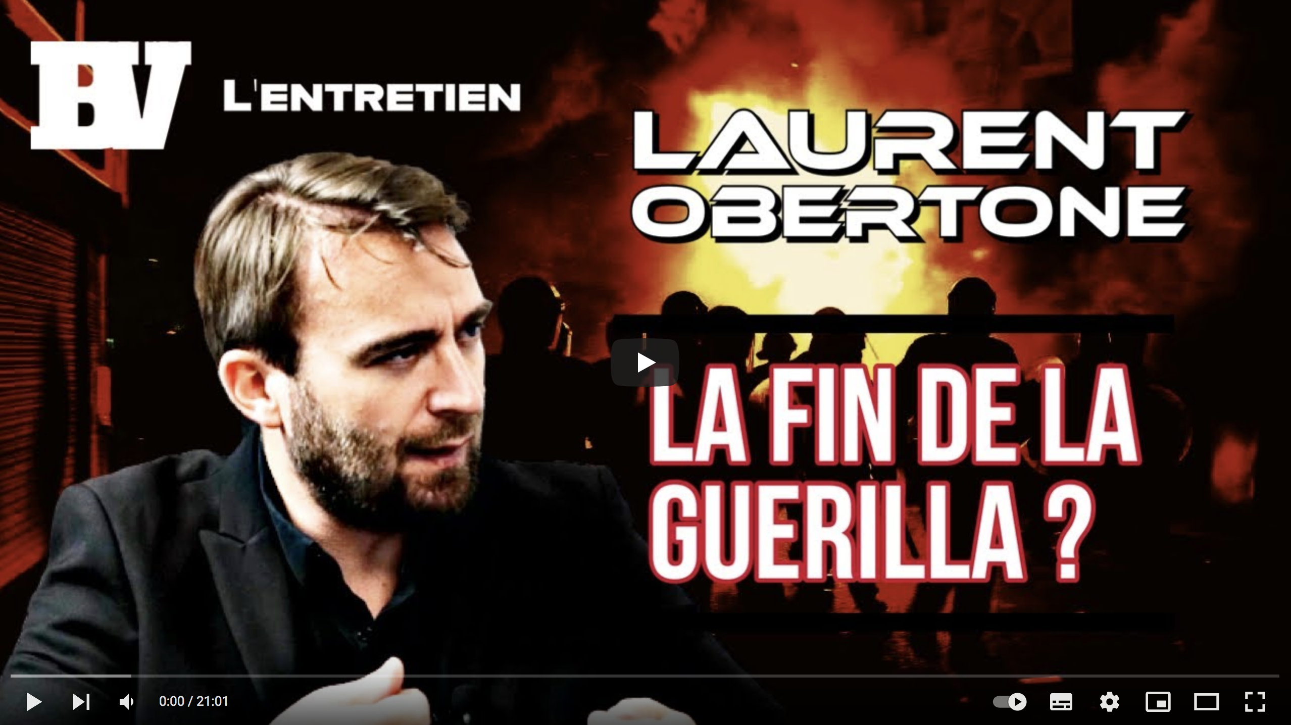 Laurent Obertone : la fin de Guerilla ? (ENTRETIEN)