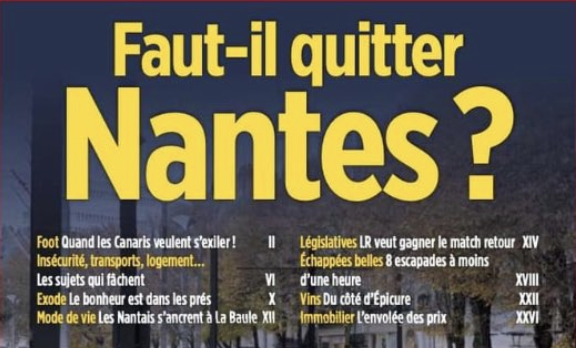 Pourquoi la ville de Nantes est devenue un coupe-gorge en plus d’une poubelle