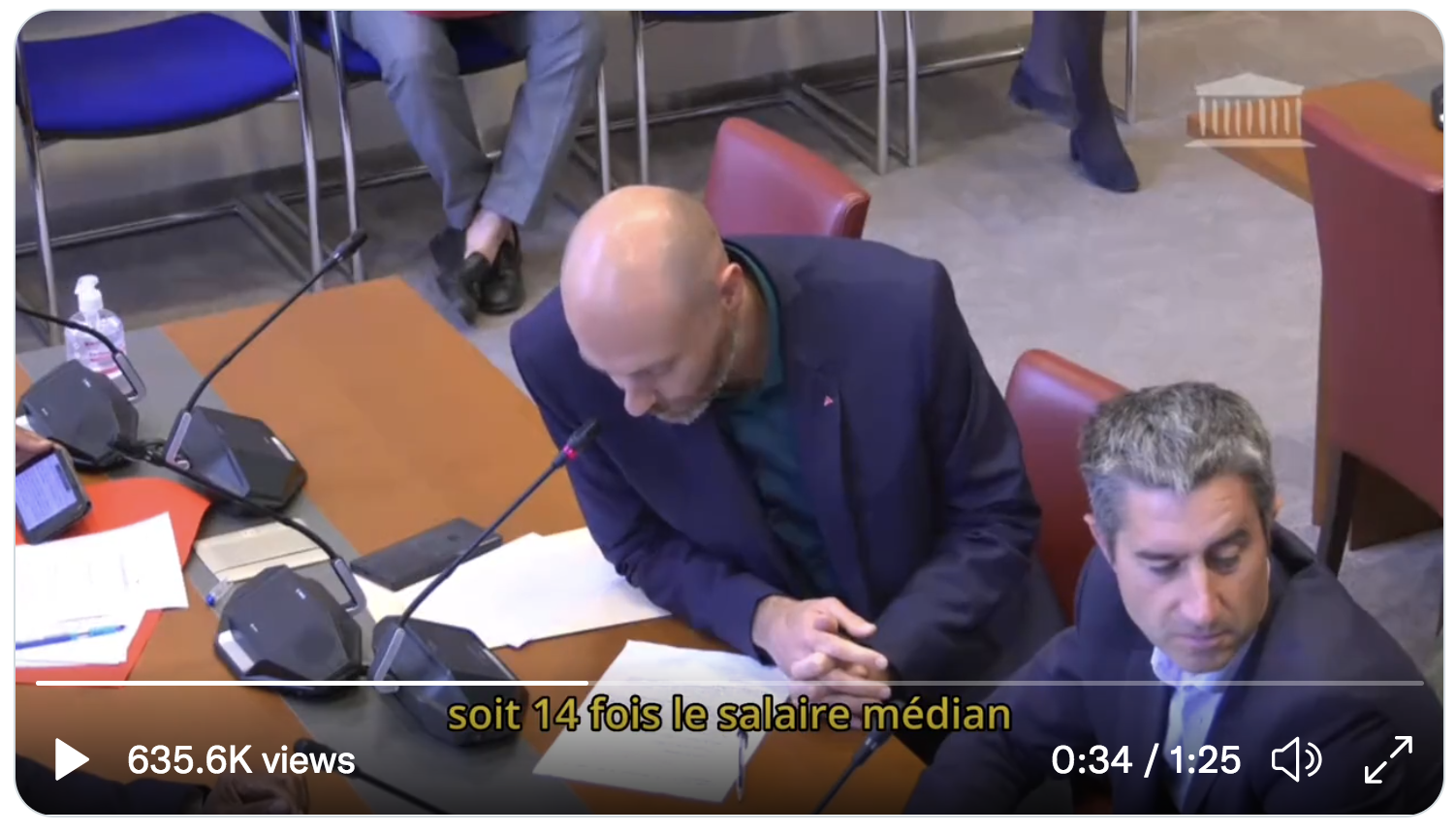 Le député LFI Frédéric Mathieu rappelle que Pierre Moscovici empoche 26 300 euros des contribuables français chaque mois… (VIDÉO)
