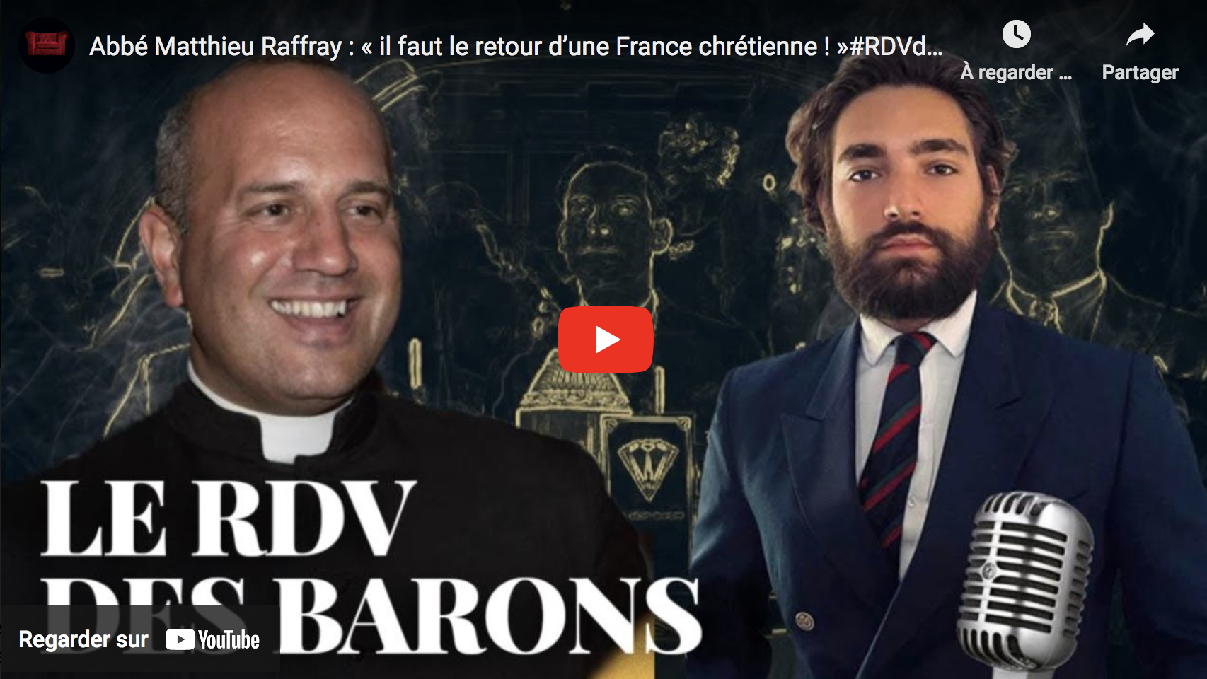 Abbé Matthieu Raffray : « Il faut le retour d’une France chrétienne ! » (ENTRETIEN)
