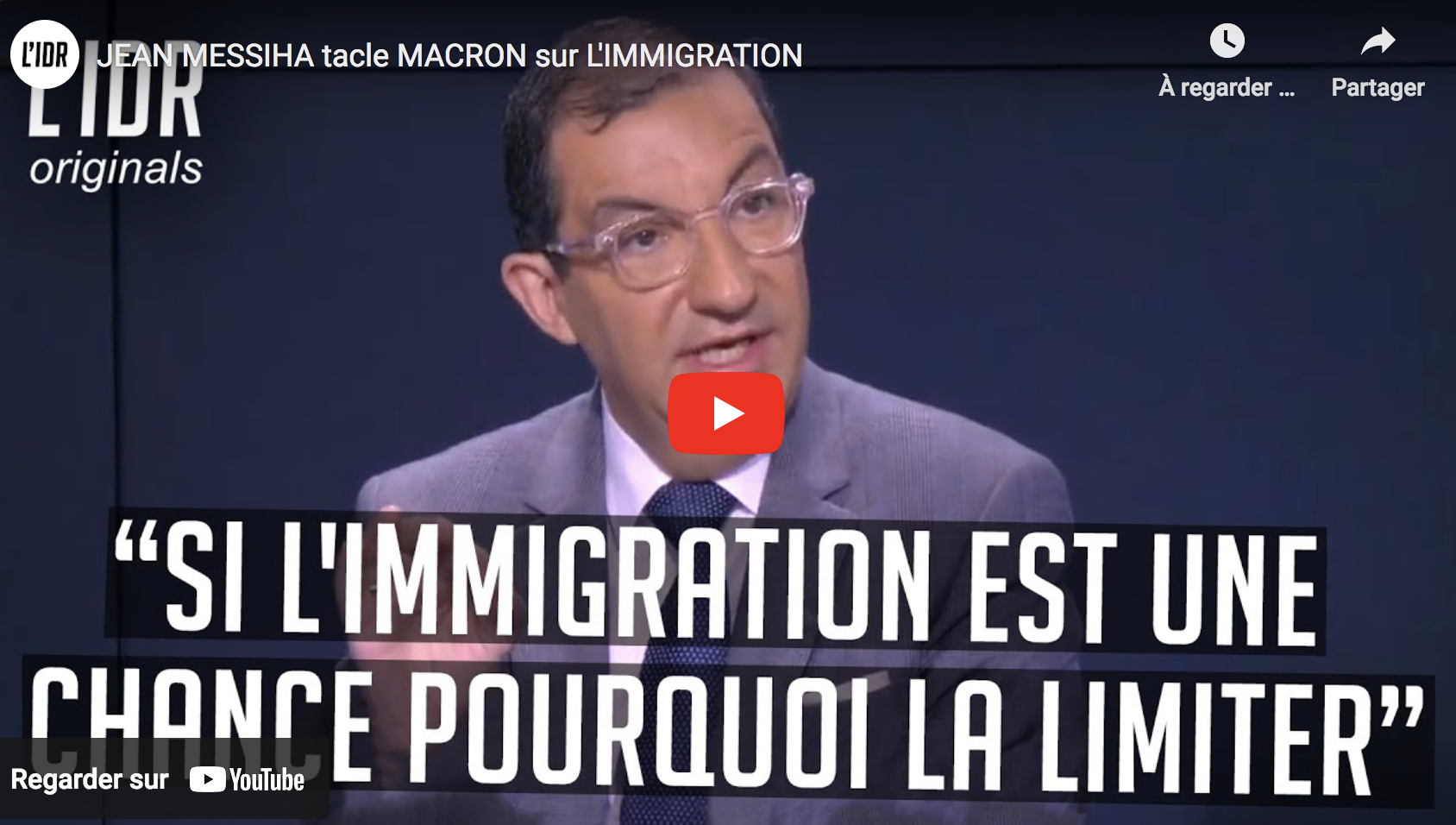 Jean Messiha tacle Emmanuel Macron sur l’immigration : “Si l’immigration est une richesse, pourquoi la limiter ?” (VIDÉO)