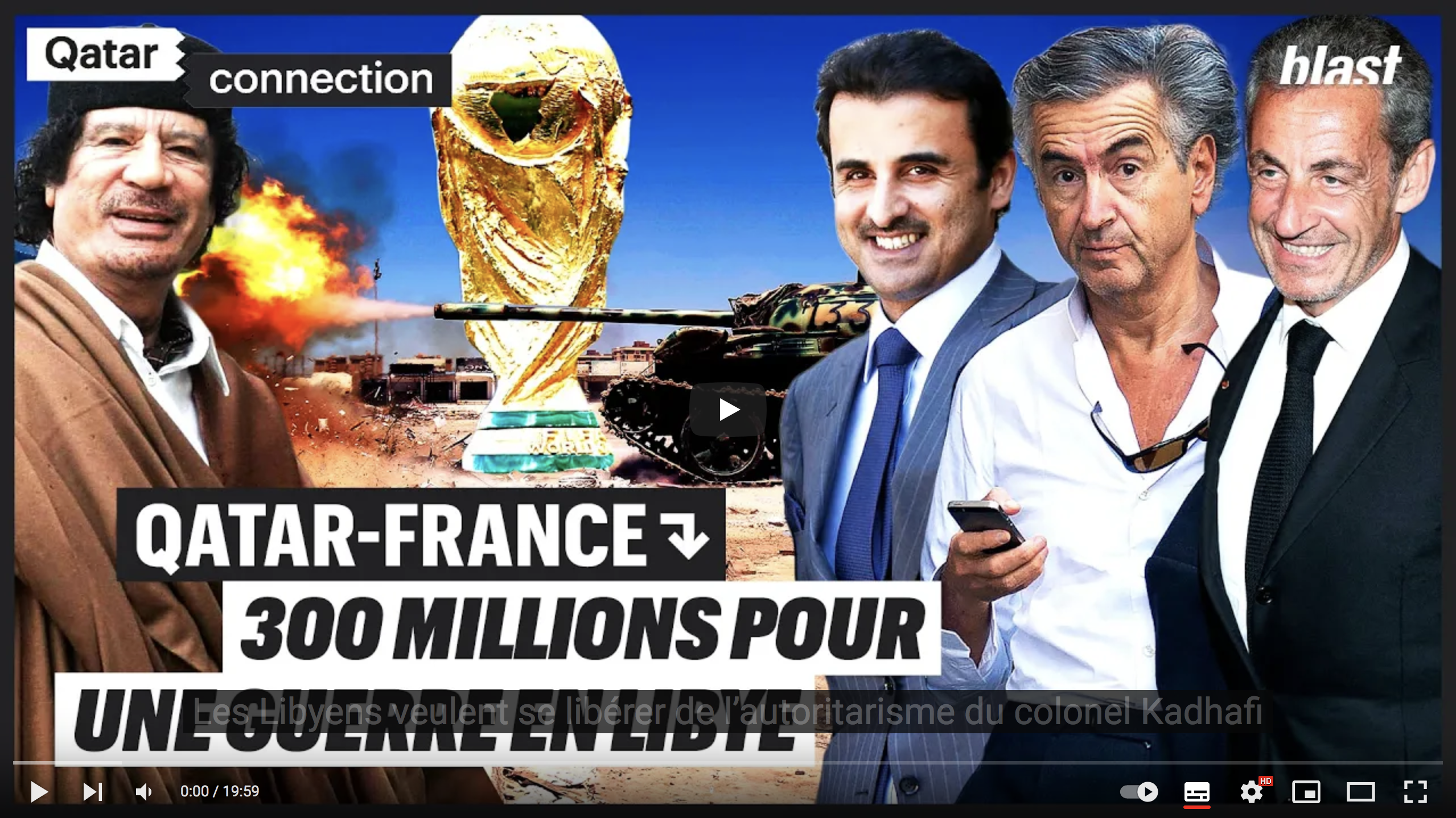 Qatar / France : 300 millions pour une guerre en Libye (ENQUÊTE)