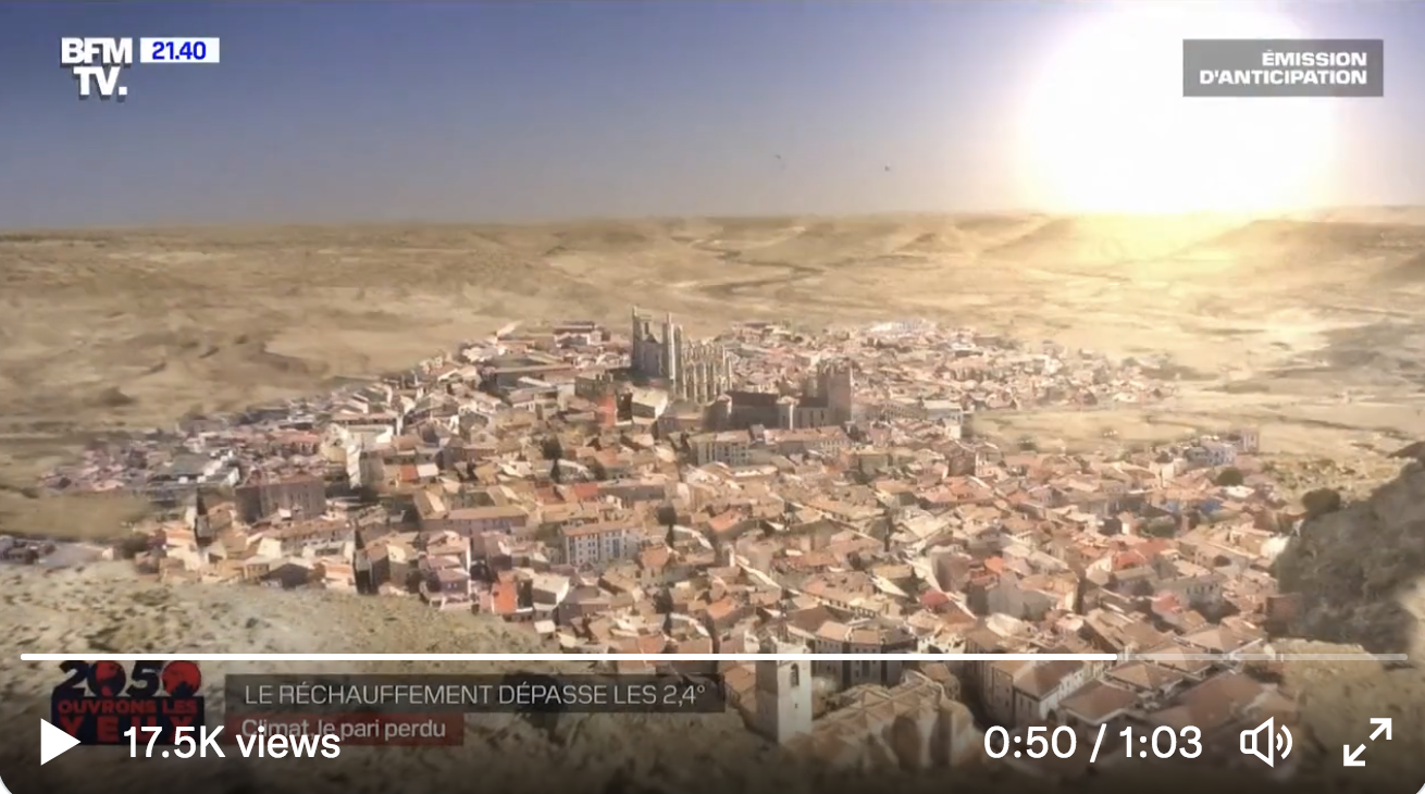 Selon BFM TV, la campagne narbonnaise ressemblera au Sahara en 2050 (VIDÉO)