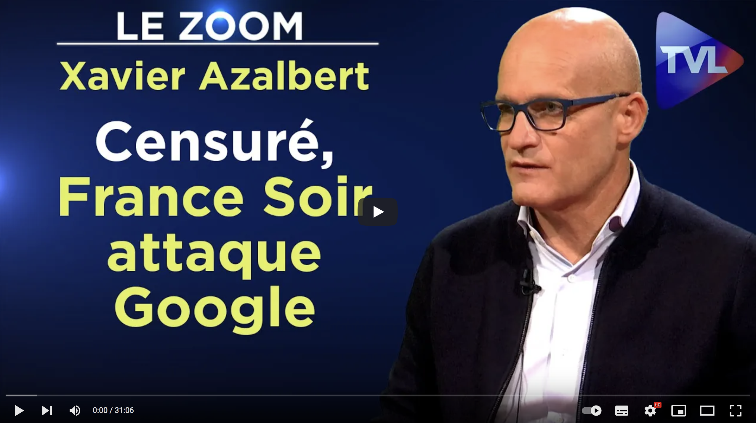 Censuré, France Soir attaque Google : entretien avec Xavier Azalbert (VIDÉO)