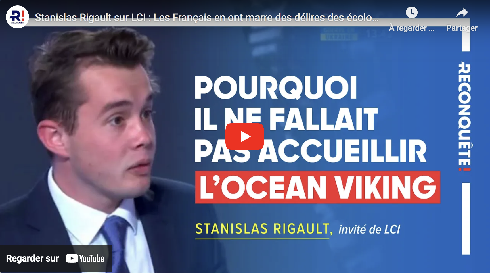 Stanislas Rigault : “Les Français en ont marre des délires des écolos-gauchistes” (VIDÉO)