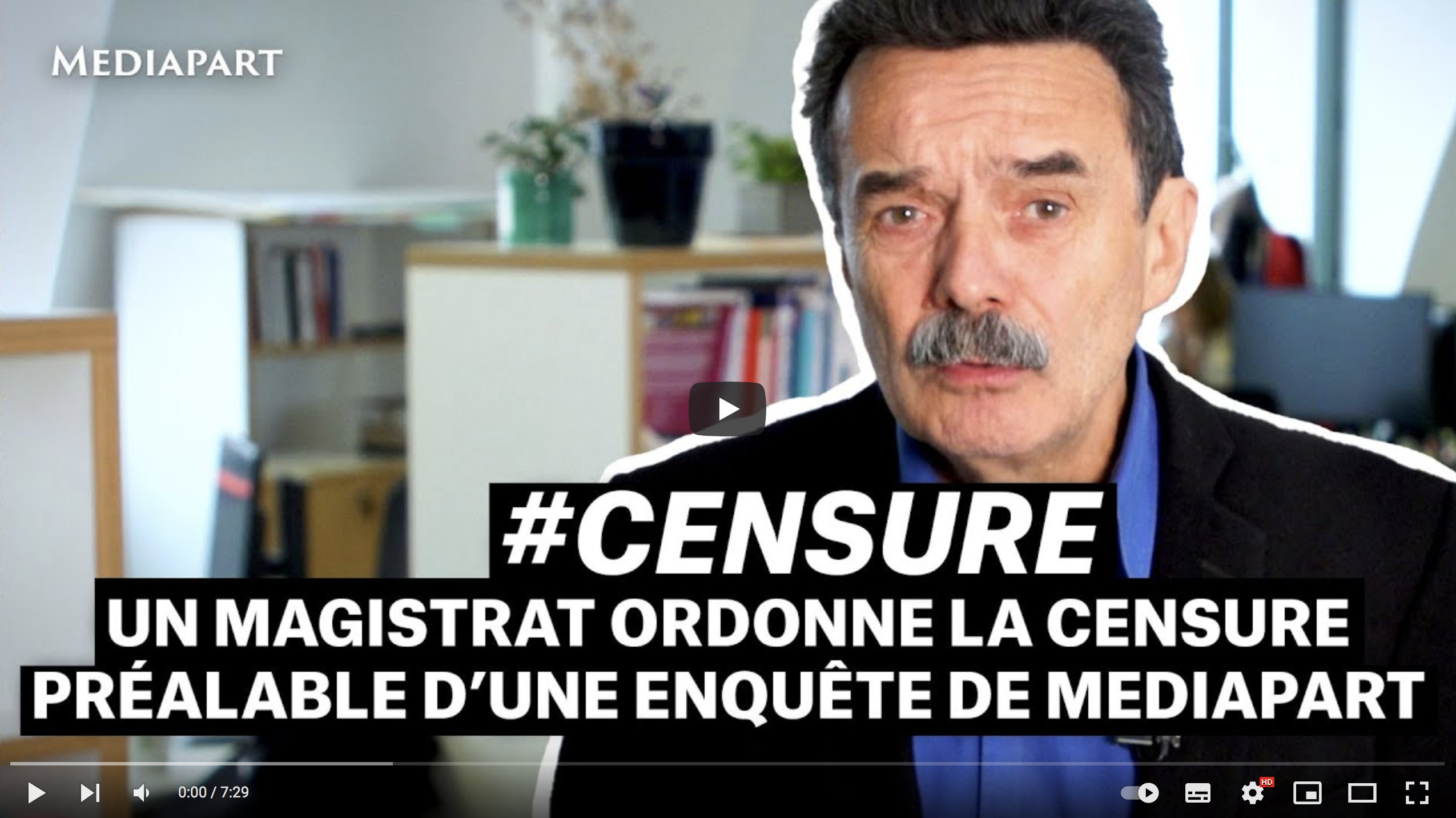 Mediapart censuré (Edwy Plenel)