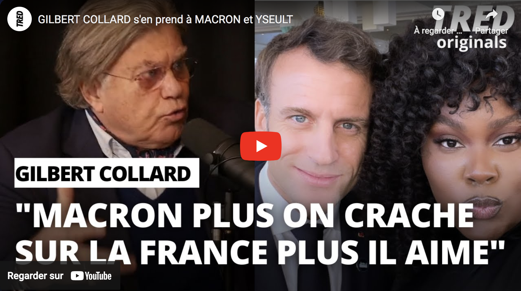Gilbert Collard VS Emmanuel Macron et Yseult (VIDÉO)