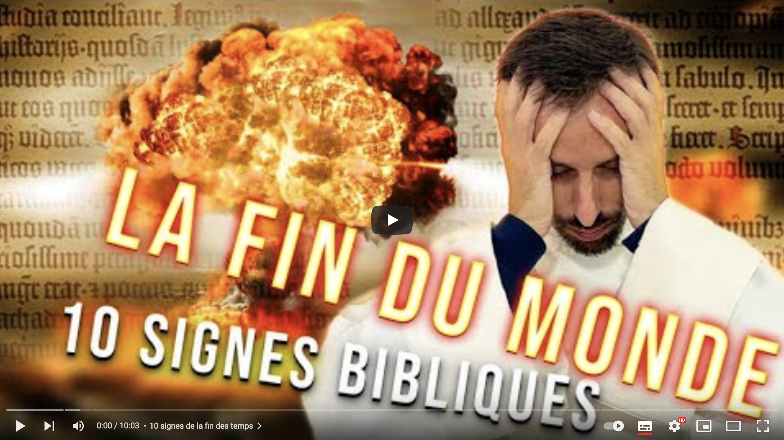 L’apocalypse, les 10 signes de la fin du monde (Frère Paul Adrien)