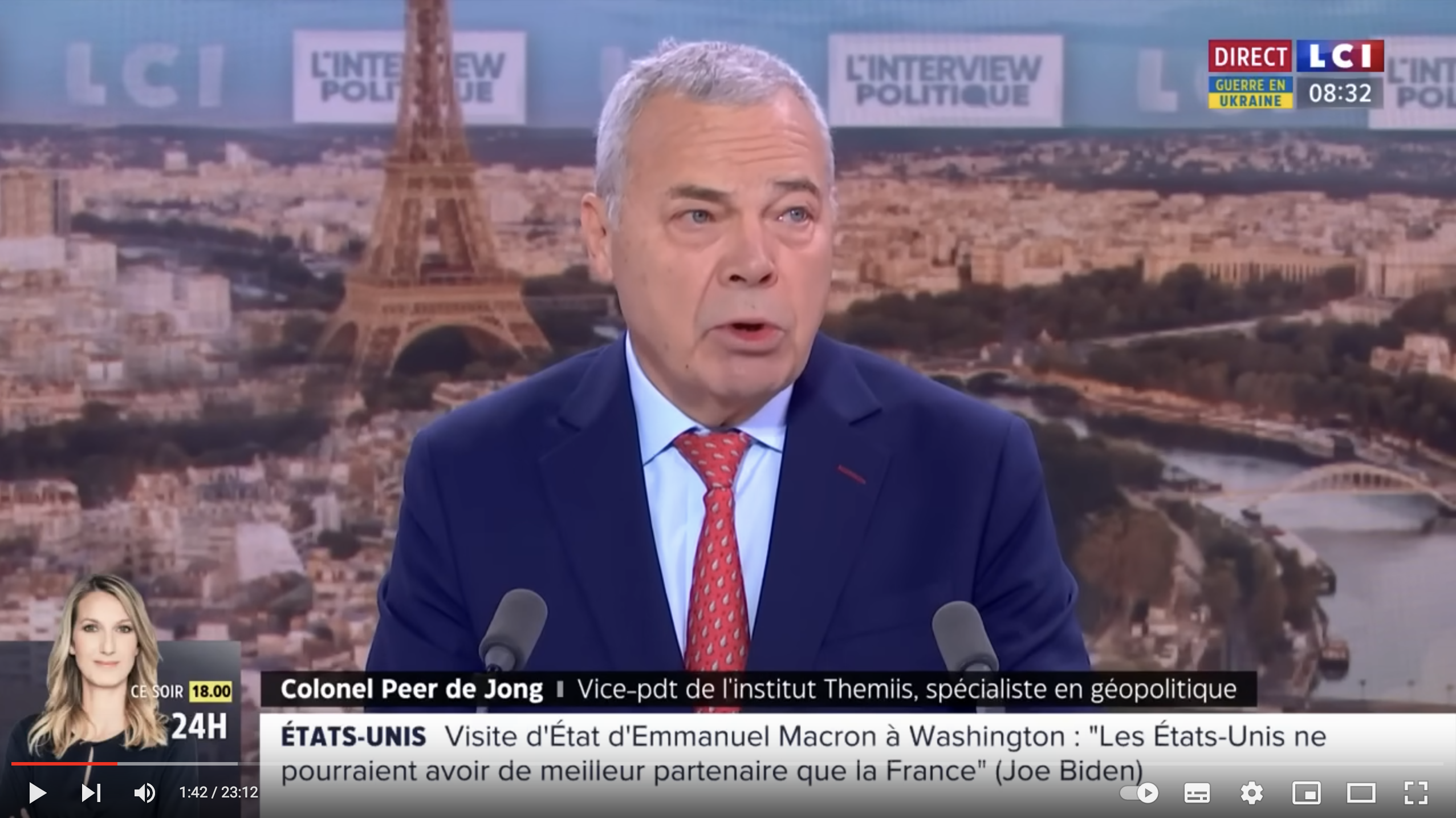 Colonel Peer de Jong : “On ne peut pas imaginer que la Russie perde” (VIDÉO)