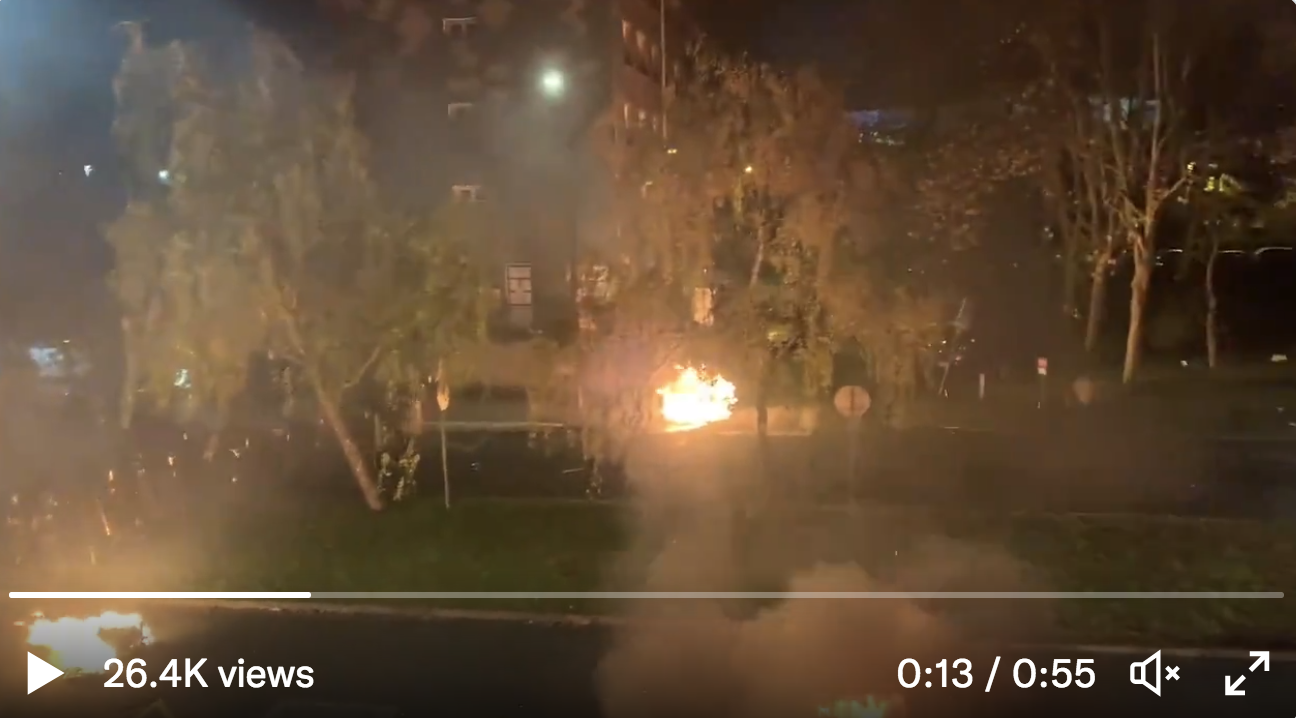 À Lille, la situation hors de contrôle : La police charge entre les flammes, les Marocains répliquent avec des mortiers (VIDÉO)