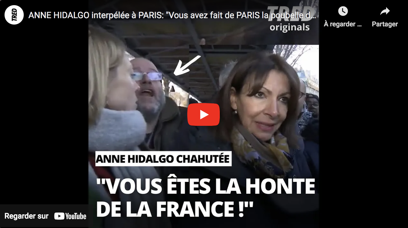 Anne Hidalgo interpellée à Paris : “Vous avez fait de Paris la poubelle du monde !” (VIDÉO)