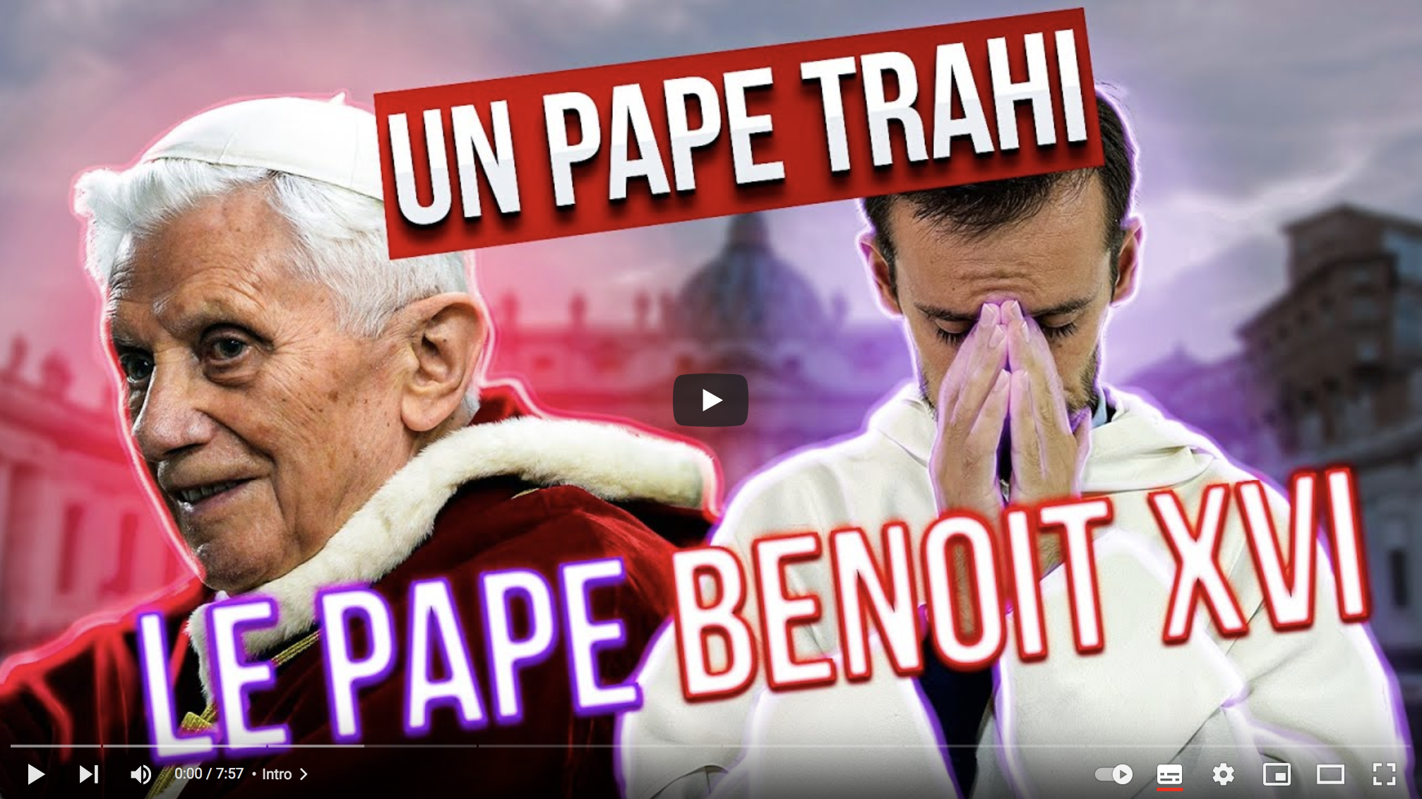 Benoît XVI, un pape trahi (Frère Paul Adrien)
