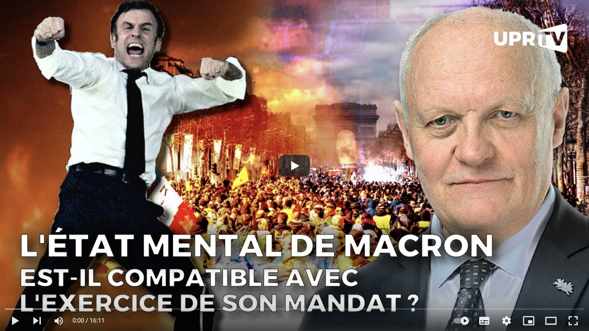 L’état mental de Macron est-il compatible avec l’exercice de son mandat ? (François Asselineau)