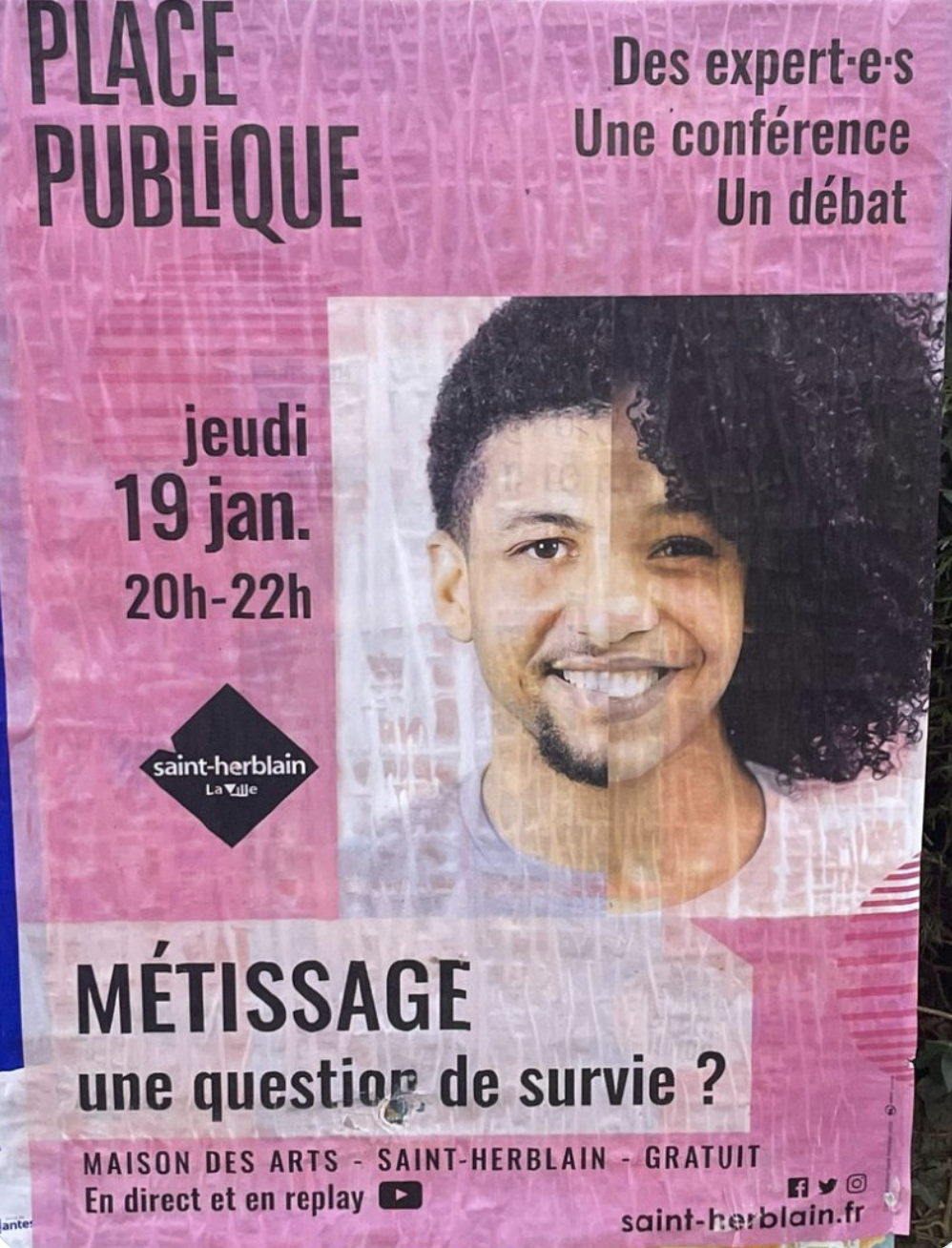 La mairie de Saint-Herblain (Loire-Atlantique) pousse les gens à s’unir ou non en fonction de leur couleur de peau… le tout en orthographe inclusive