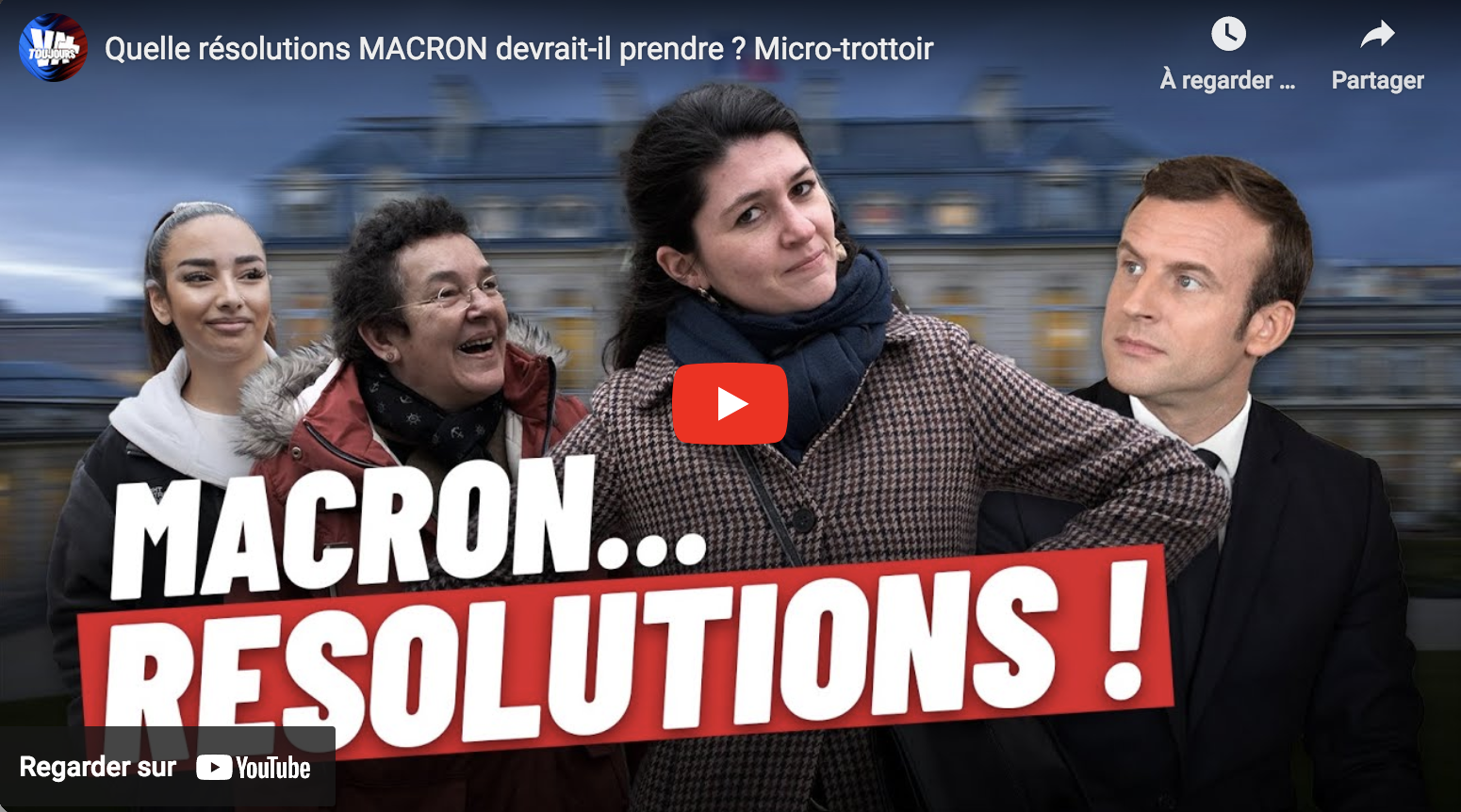 Quelles résolutions Emmanuel Macron devrait-il prendre ? (MICRO-TROTTOIR)