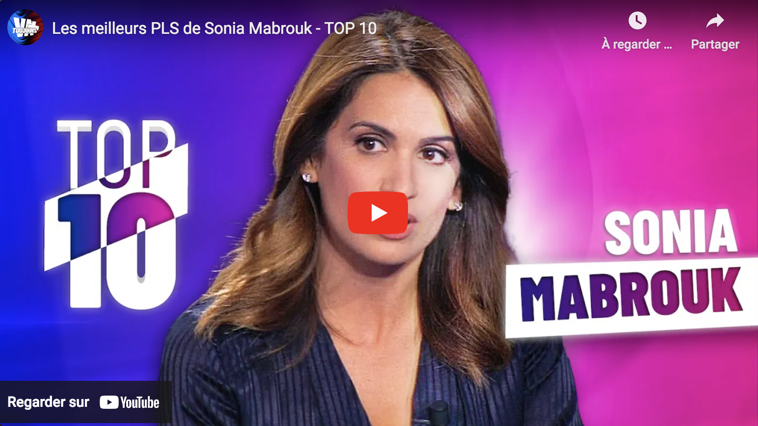 Les 10 meilleurs PLS de Sonia Mabrouk (VIDÉO)