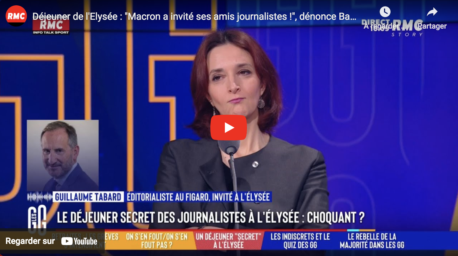 Déjeuner de l’Élysée : “Macron a invité ses amis journalistes !”, dénonce Barbara Lefebvre (VIDÉO)