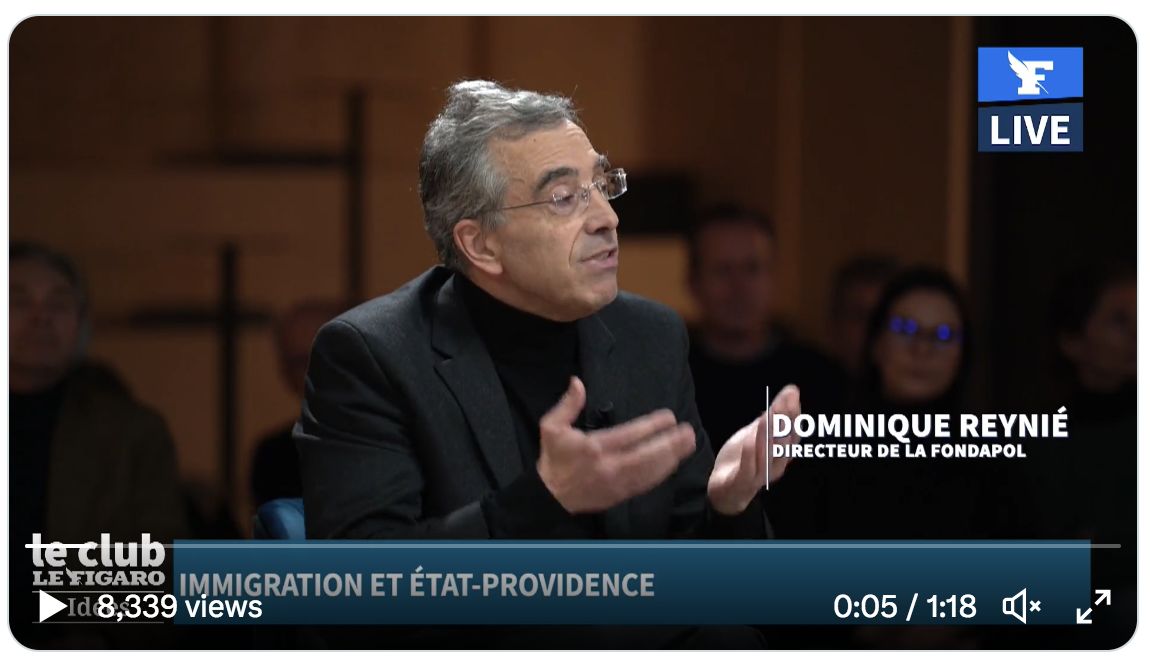 Dominique Reynié : « On ne pourra pas faire l’économie de la fermeture migratoire. Sinon, aucune démocratie ne supportera un tel dérèglement. Sans fermeture, nous courrons au désastre, et nous le savons bien » (VIDÉO)