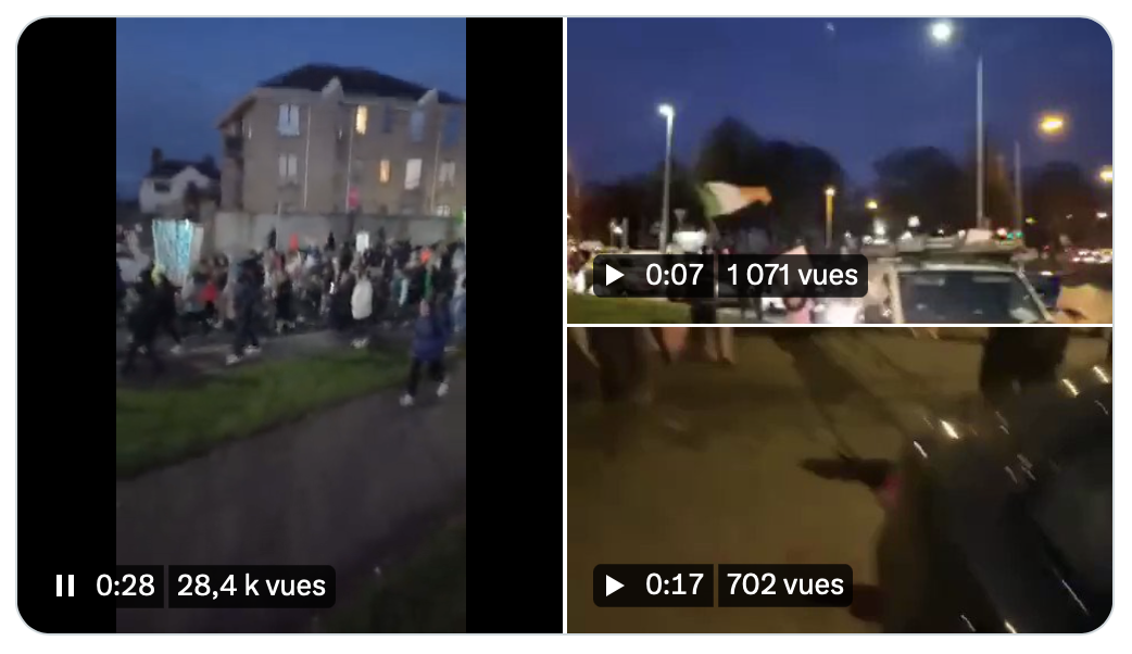 Dublin : manifestation contre les camps de migrants (VIDÉOS)