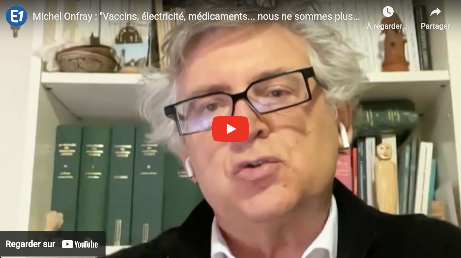 Michel Onfray : “Vaccins, électricité, médicaments… nous ne sommes plus souverains !” (VIDÉO)
