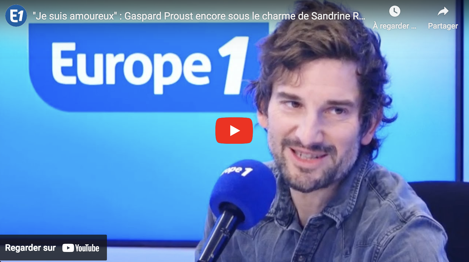 “Je suis amoureux” : Gaspard Proust encore sous le charme de Sandrine Rousseau (VIDÉO)