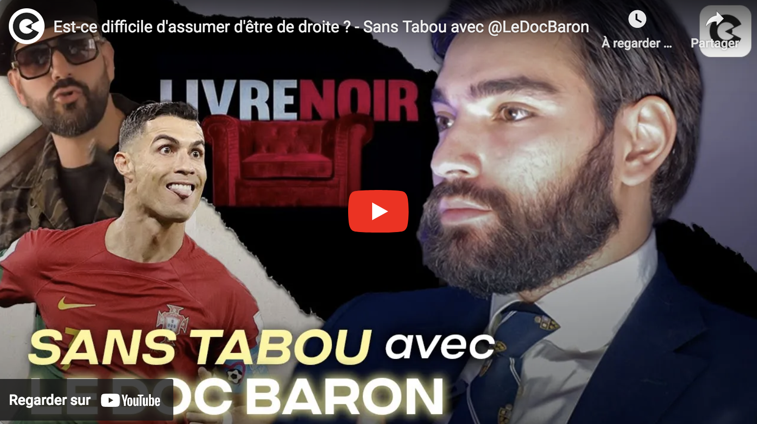 Est-ce difficile d’assumer d’être de droite ? Rencontre avec Le Doc Baron (VIDÉO)
