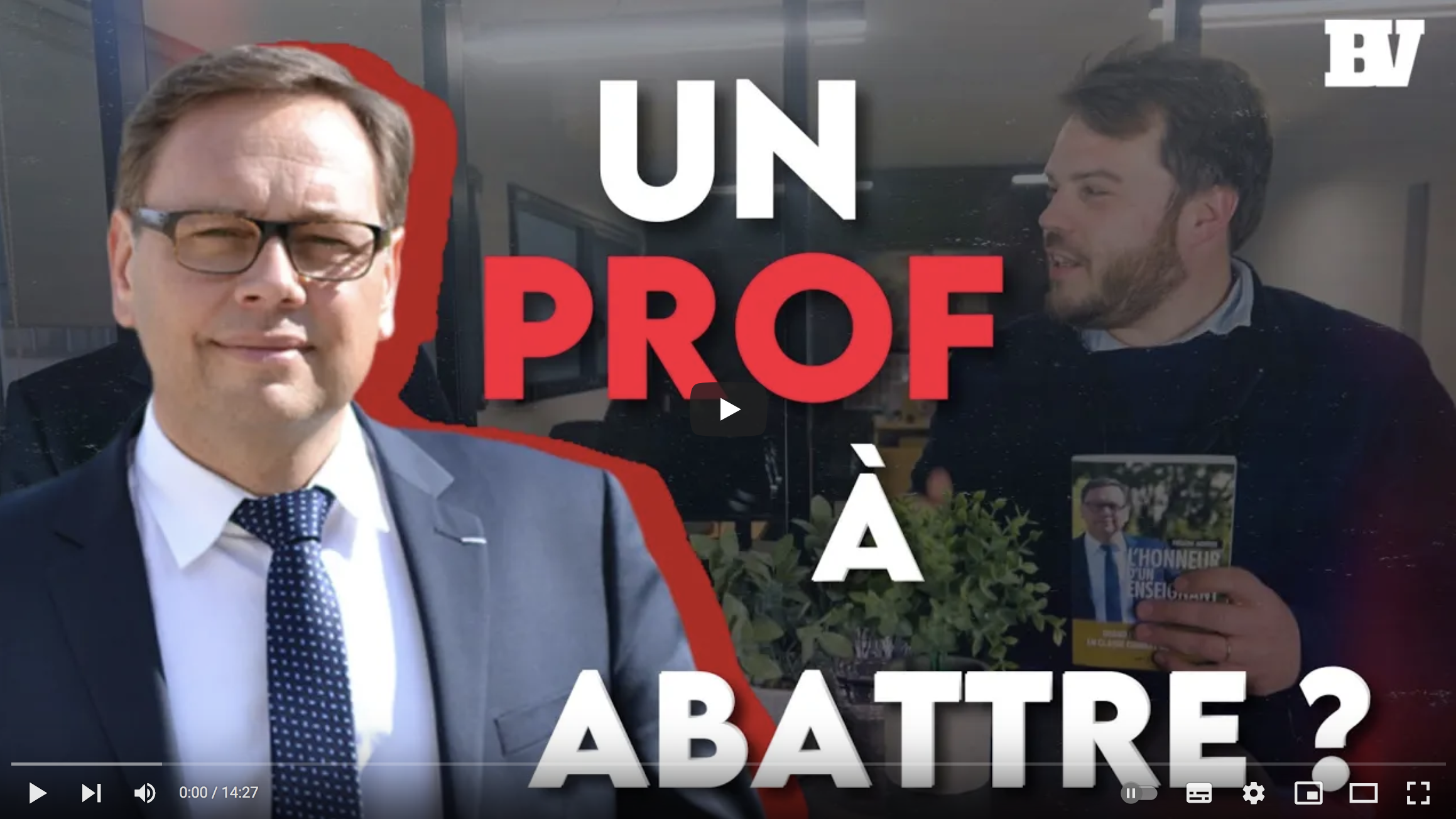 Un prof à abattre ? Son procès ce vendredi : Frédéric Mortier ! (VIDÉO)