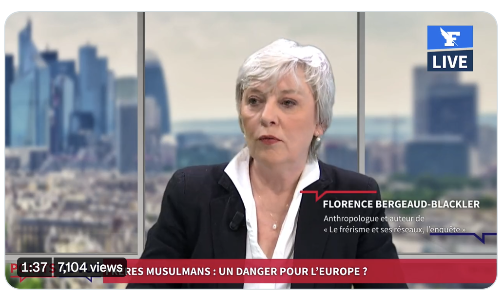 Islamisme : Les infiltrations fréristes ont lieu dans les milieux politiques, notamment à gauche mais pas seulement, et économiques (Florence Bergeaud-Blackler)