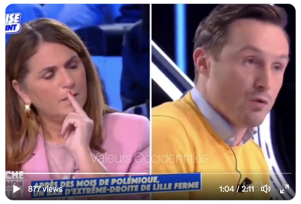 Aurélien Verhassel, le tenancier du bar de la Citadelle de Lille, sur le plateau de TPMP : “Je défends la totalité des cultures du monde” (VIDÉO)