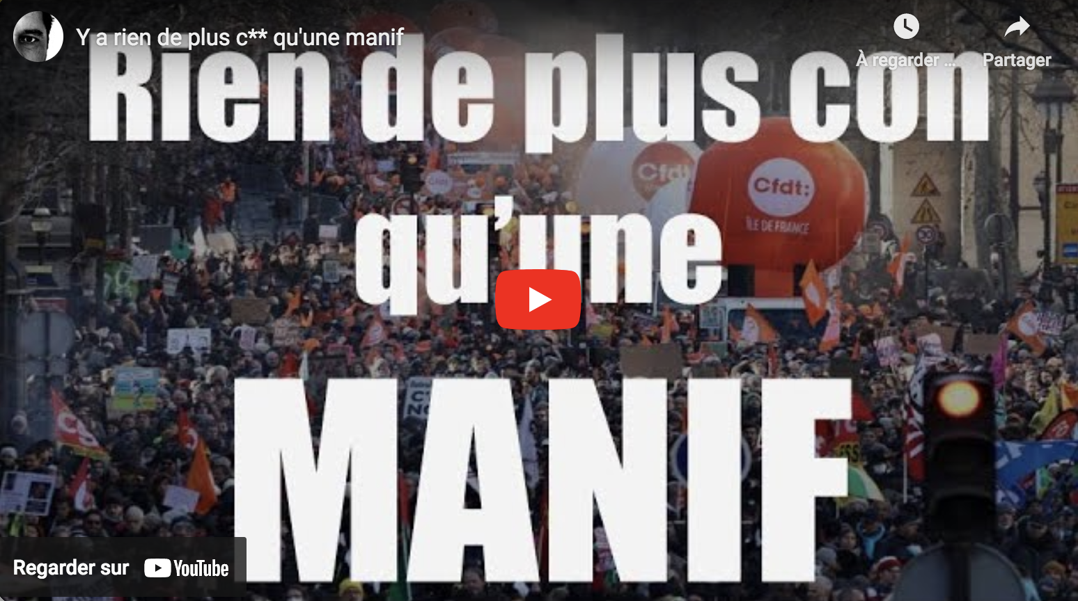 “La manifestation légale, c’est le pouvoir qui est venu vous expliquer de quelle manière il faut imposer un rapport de force avec lui, et évidemment il a choisi la manière la plus inefficace et la plus inoffensive pour lui” (Ralf)