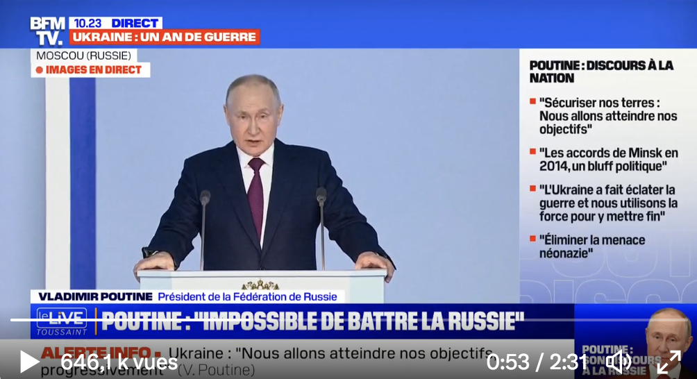 La critique poutinienne du wokisme donc de la dégénérescence de l’Occident, l’argument massue le plus efficace sur 90% de la planète (VIDÉO)
