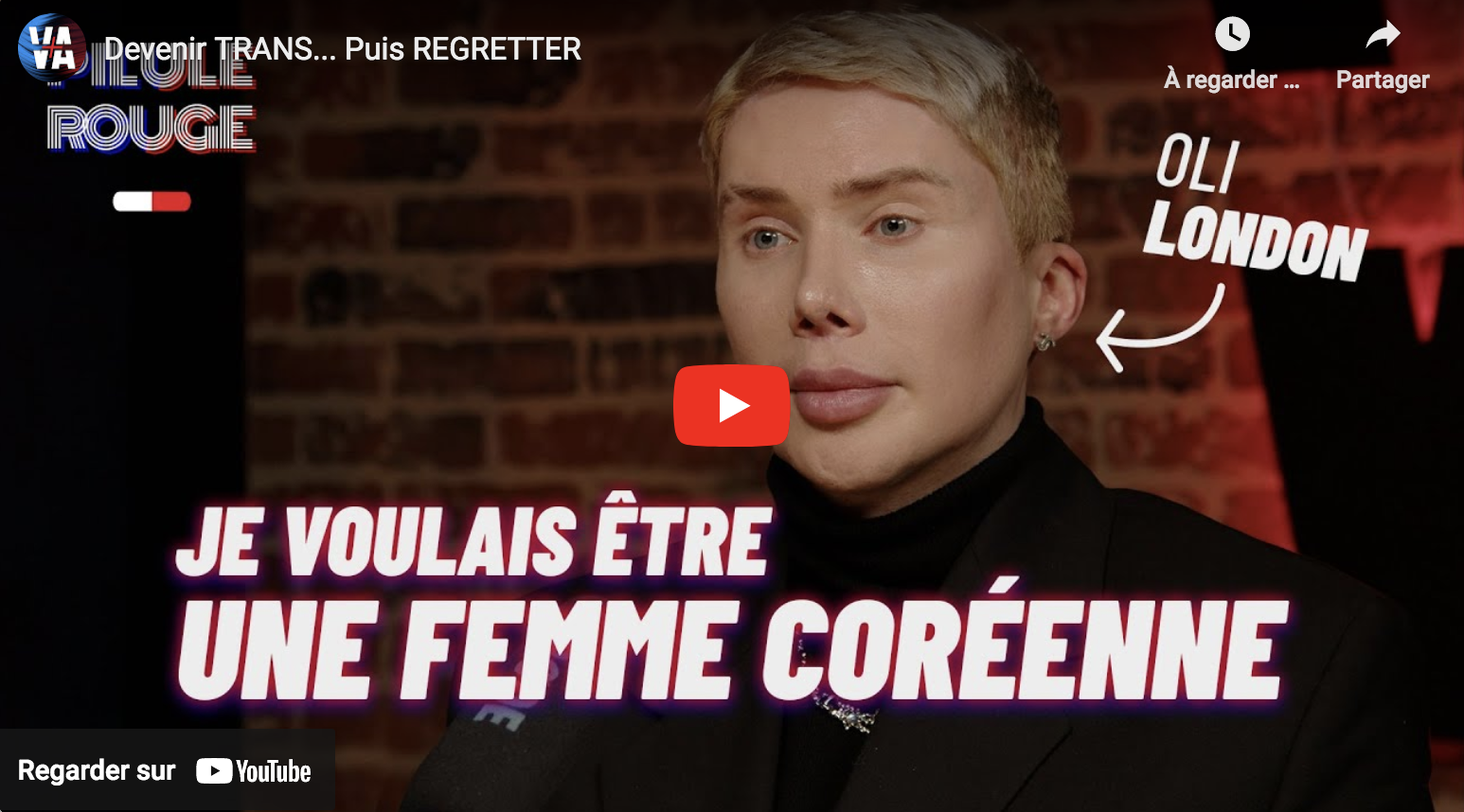 Devenir trans… Puis regretter : entretien avec l’influenceur britannique Oli London, converti au christianisme (VIDÉO)