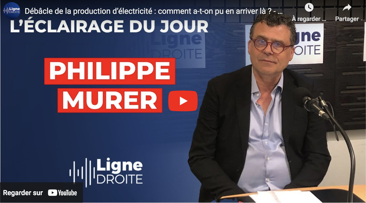 Débâcle de la production d’électricité : comment a-t-on pu en arriver là ? (Philippe Murer)