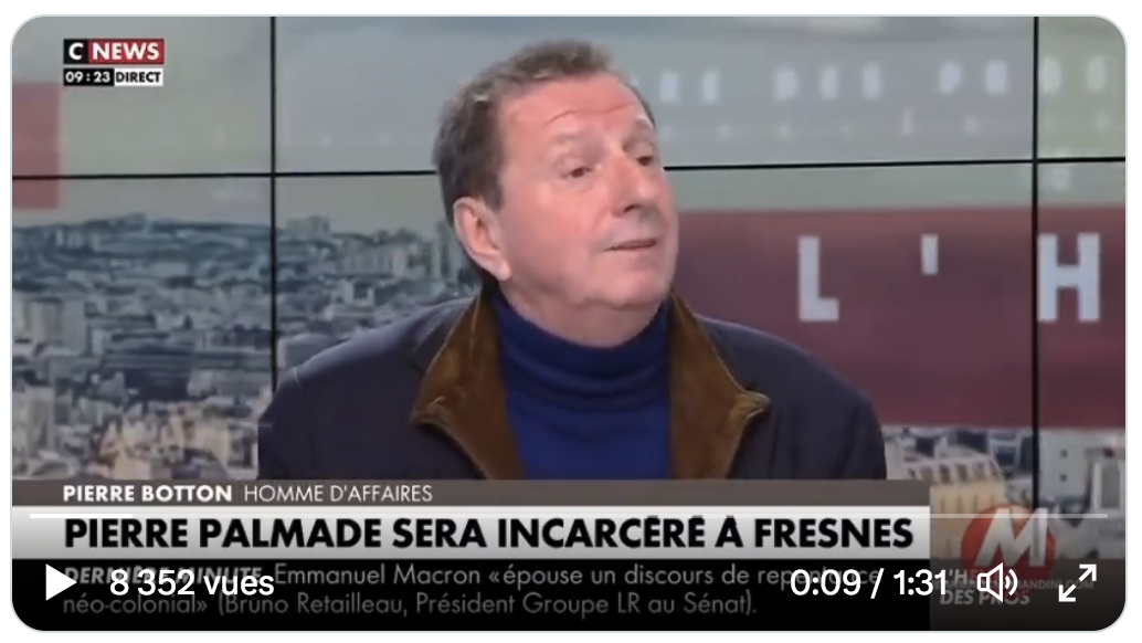 Pierre Botton, ancien détenu à la prison de Fresnes, assure que 80% des prisonniers de Fresnes sont musulmans (VIDÉO)