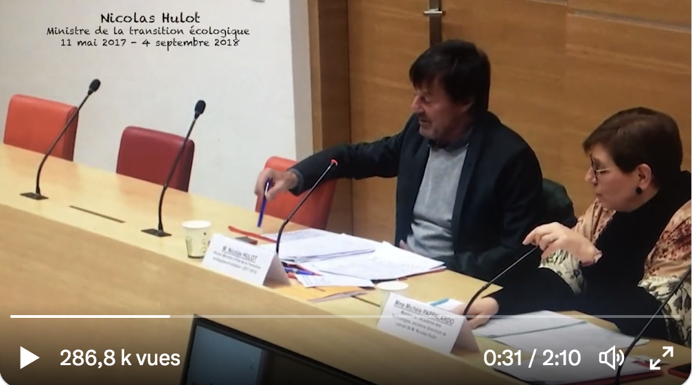 Un rapport préconisant la construction de 6 EPR et classé secret défense a été remis en 2018 à Nicolas Hulot. Il ne s’en souvient pas… (VIDÉO)