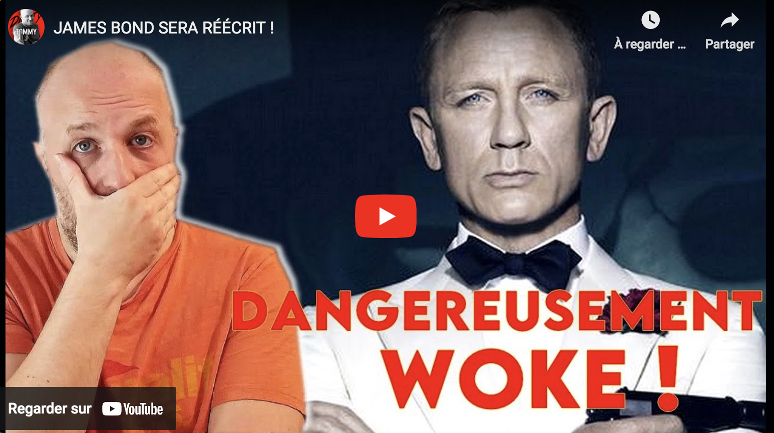 Wokisme : James Bond sera réécrit (Dirty Tommy)