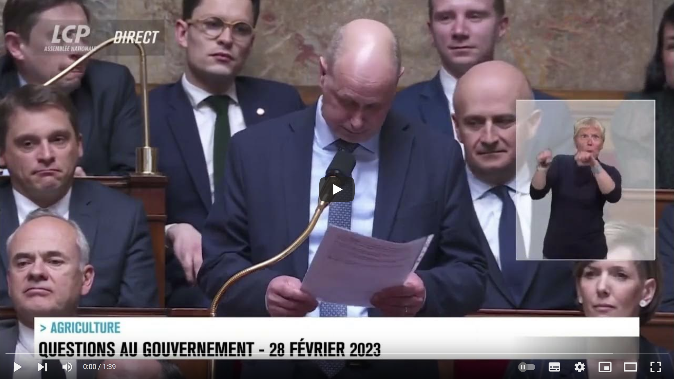 Jean-Luc Bourgeaux (LR) : « Les agriculteurs n’en peuvent plus des discours et des promesses ! » (VIDÉO)
