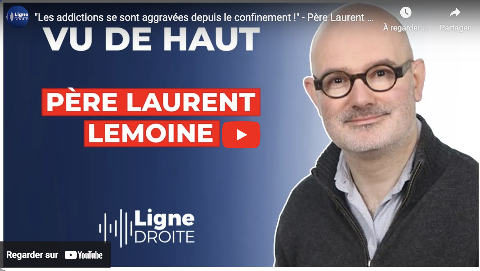 Père Laurent Lemoine : “Les addictions se sont aggravées depuis le confinement !” (VIDÉO)