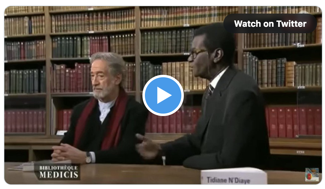 Tidiane N’diaye : “La traite négrière arabo-musulmane a été la plus longue calamités de l’histoire de l’humanité” (VIDÉO)