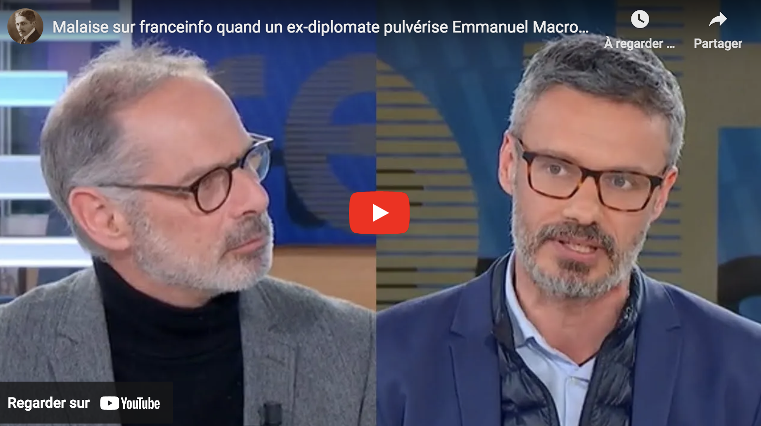 Malaise sur France Info quand un ex-diplomate pulvérise Emmanuel Macron et son hypocrisie galopante (VIDÉO)