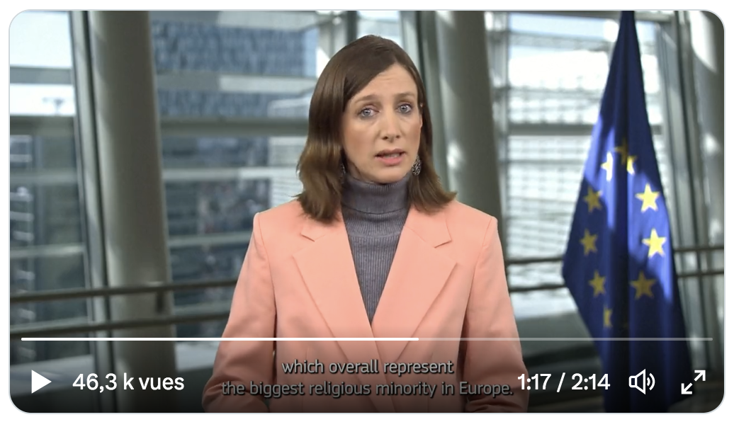La madame « islamophobie » de l’UE, Marion Lalisse, fait des vidéos en arabe, qui n’est pourtant pas (encore) une langue officielle de l’UE… (VIDÉO)