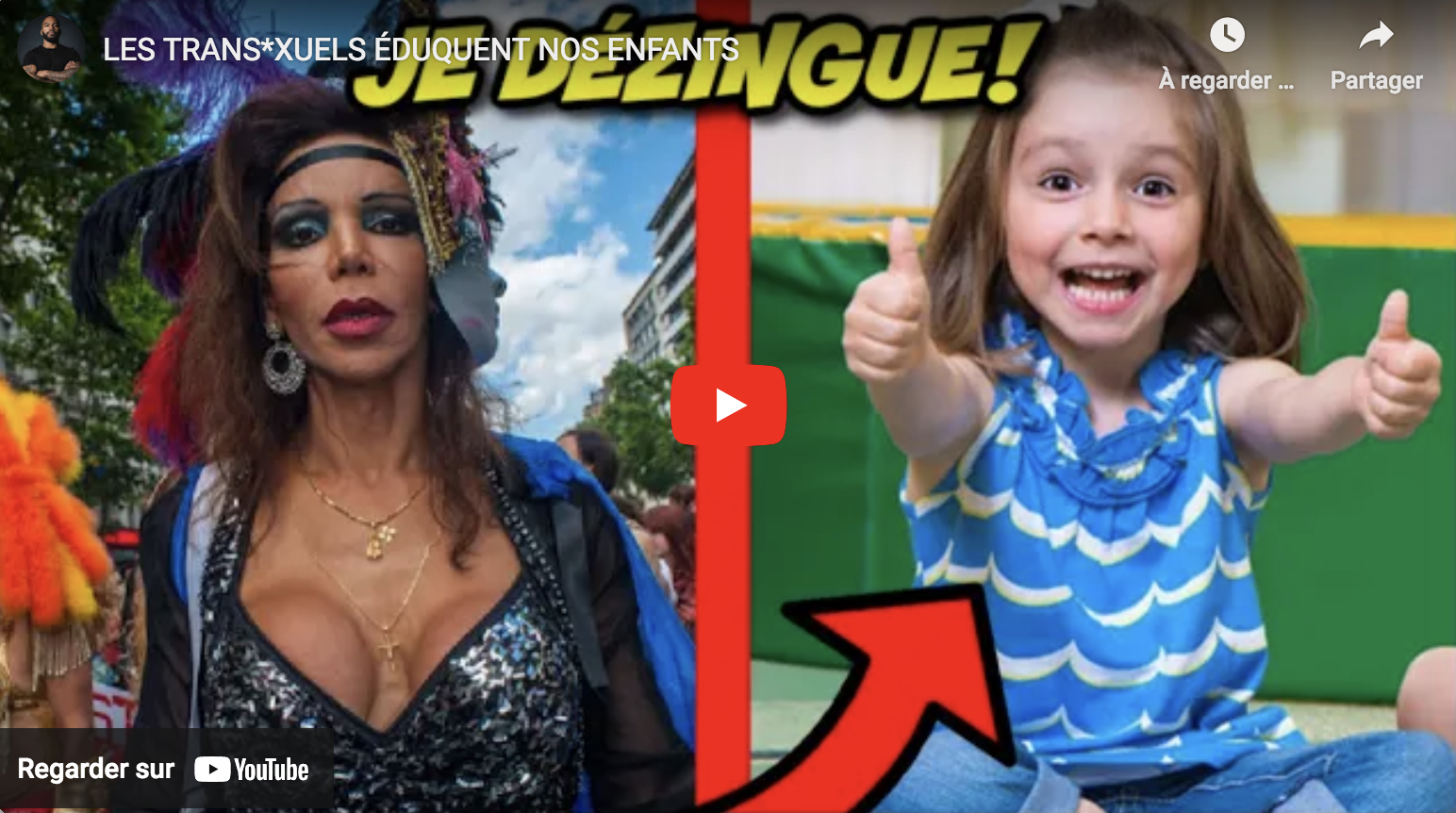 Greg Toussaint atomise les trans qui veulent pervertir nos enfants (VIDÉO)