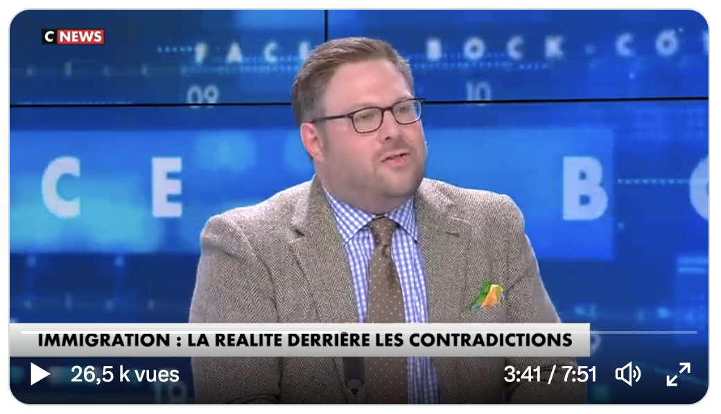 Submersion migratoire en France et déni de réalité avec Mathieu Bock-Coté et Arthur de Watrigant (CNEWS)