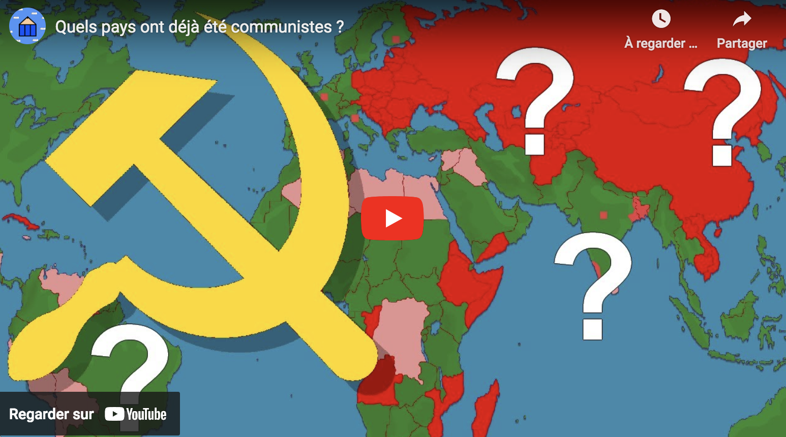 Quels pays ont déjà été communistes ? (Télé-Crayon)