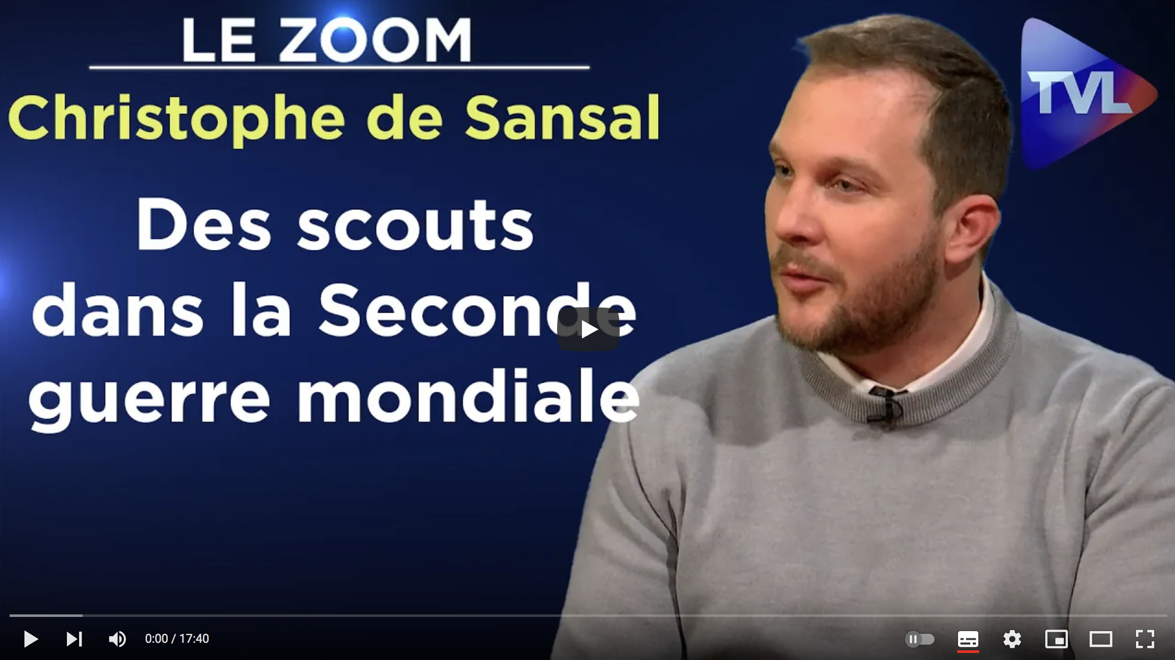 Des scouts dans la Seconde Guerre mondiale (Christophe de Sansal)