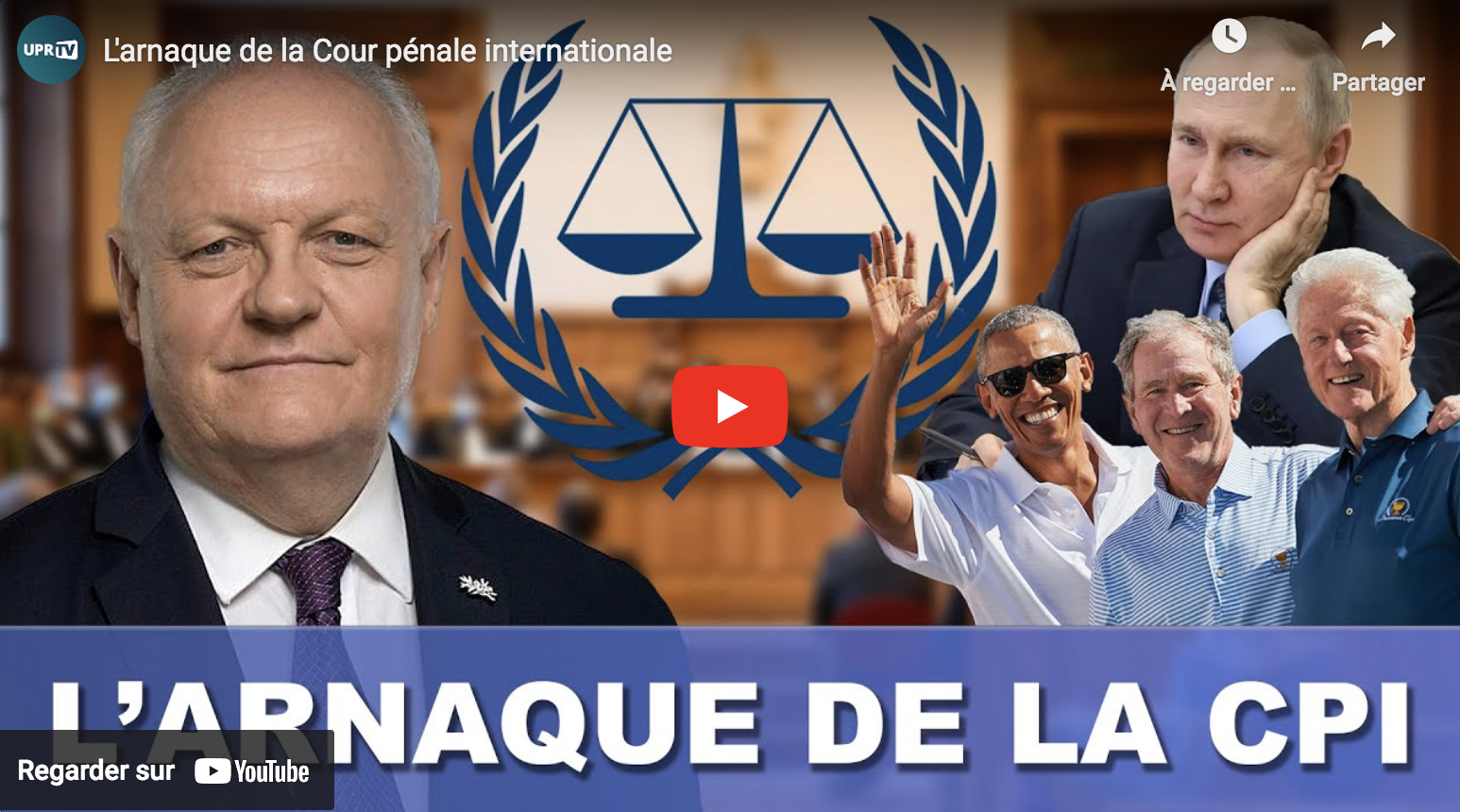 L’arnaque de la Cour pénale internationale (François Asselineau)
