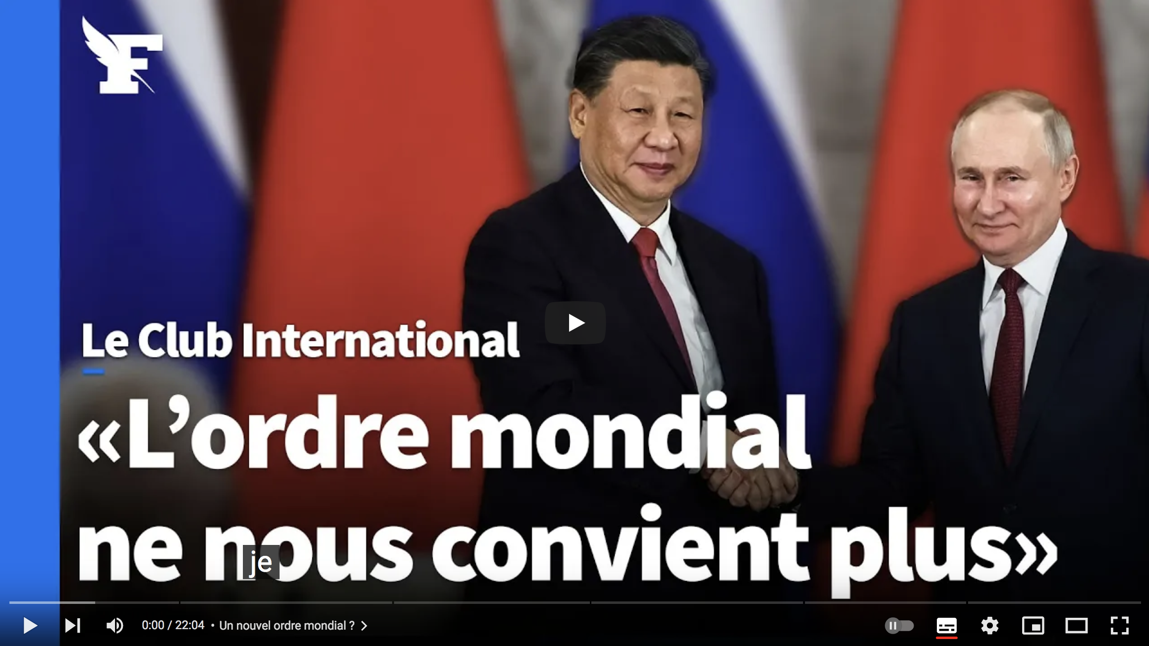 L’alliance Chine-Russie, vers « la désoccidentalisation » du monde ? (VIDÉO)